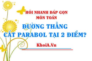 Đường thẳng cắt parabol tại 2 điểm khi nào? Tìm m để d cắt P tại hai điểm thỏa điều kiện